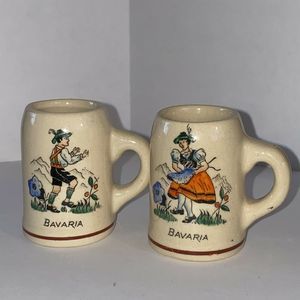 Bavaria Ceramic Mini Stein Shot Glass 2” W.German